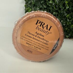 NEW PRAI Beauty Ageless Throat & Decolletage Creme Intensive Gold+ 3.4 ounces